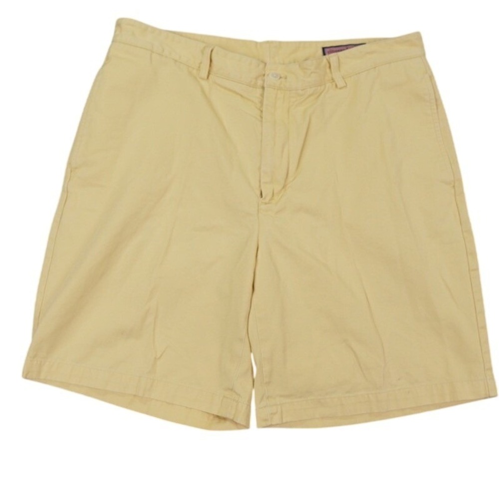 Vineyard Vines Club Short Men 36‎ Yellow Chino Cotton Twill Casual Summer Shorts